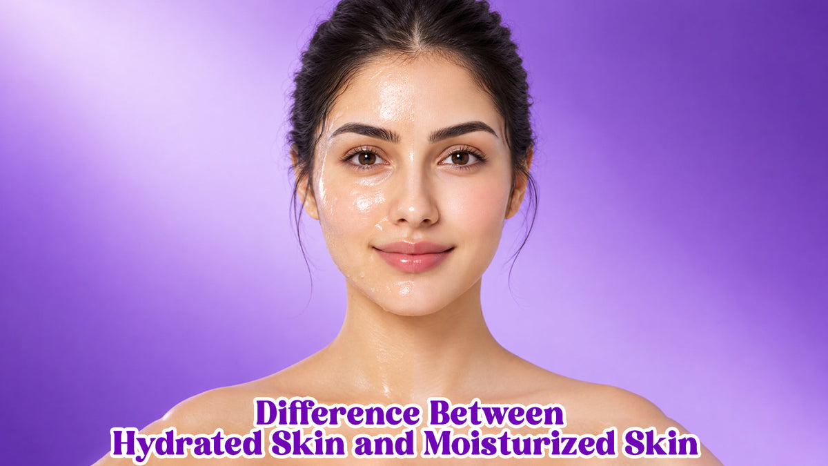 difference between hydrated skin and moisturized skin Leafoberryy