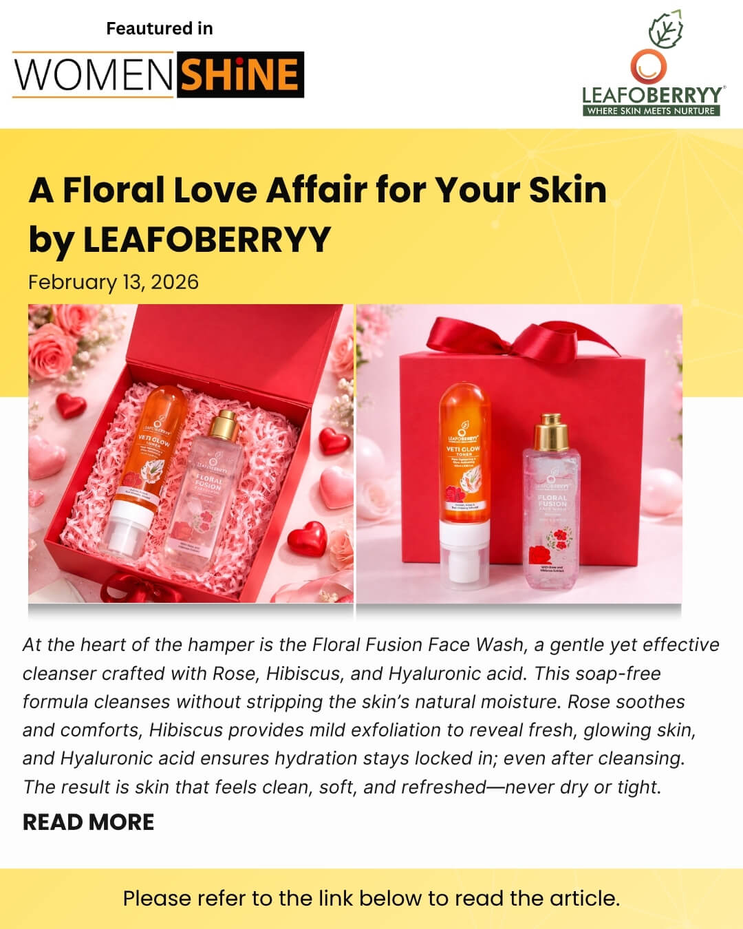 Valentine’s Glow Ritual Hamper