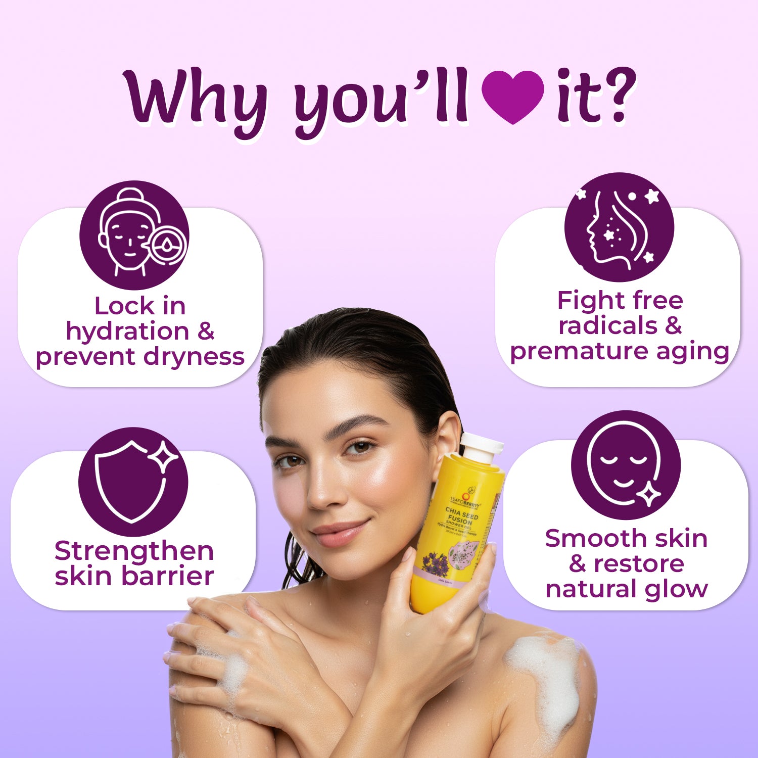 Chia Seed Fusion Shower Gel