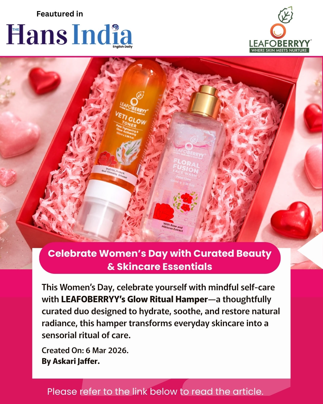 Celebrate Women’s Day with Curated Beauty & Skincare Essentials