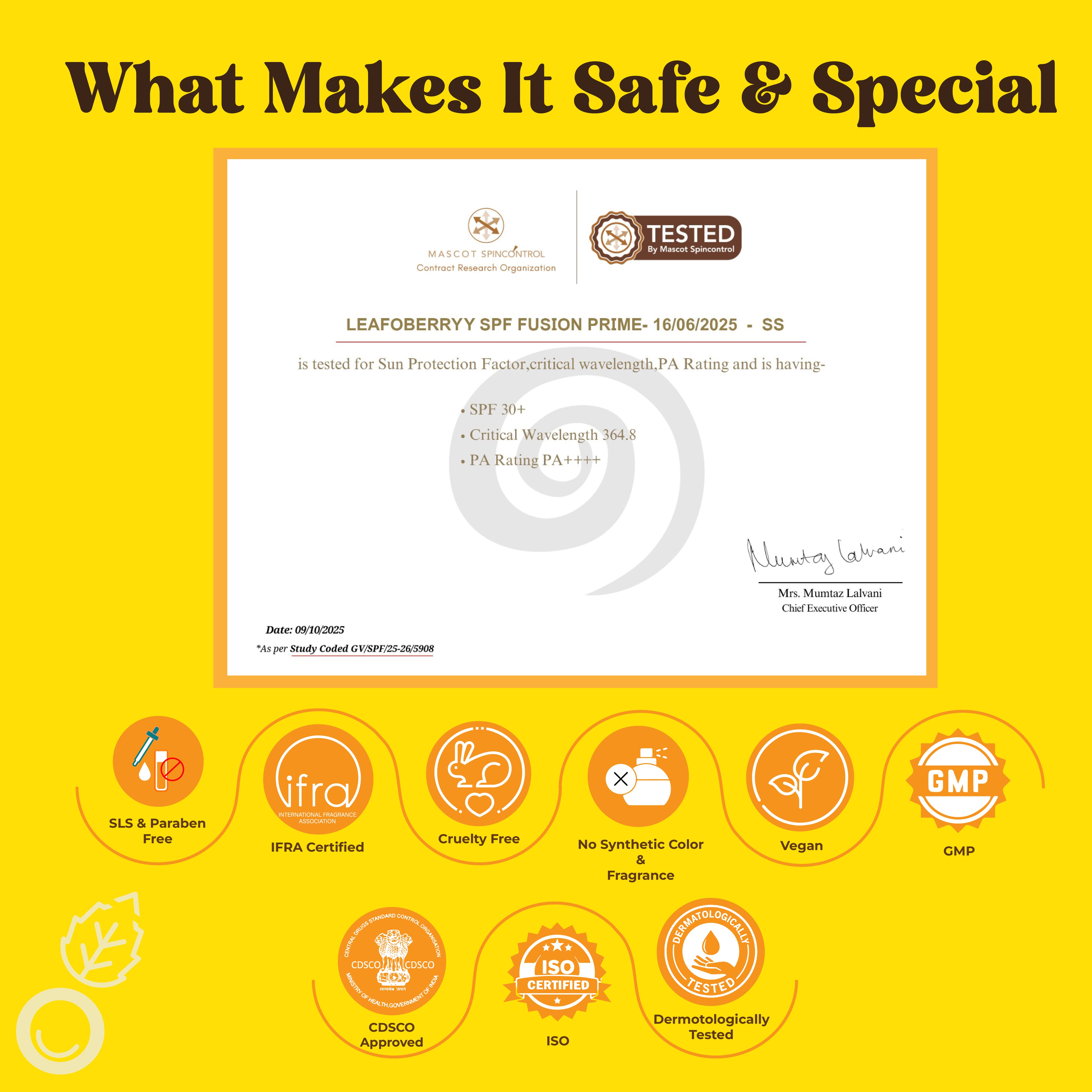 SPF Fusion Prime SPF 30+ PA++++