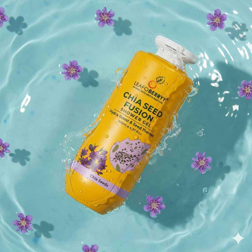 Chia Seed Fusion shower gel bottle