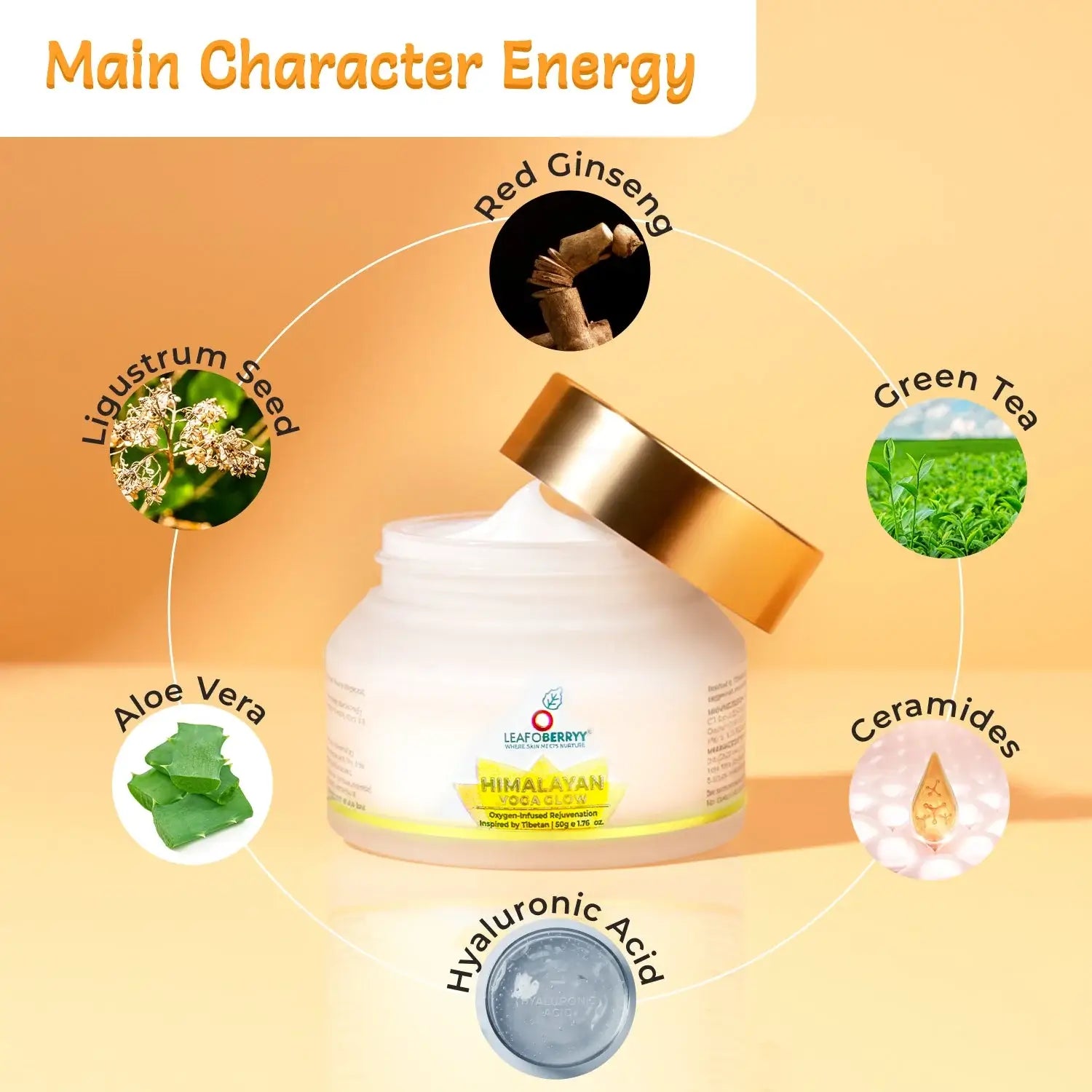 Himalayan Yoga Glow cosmetic jar